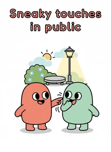 Sneaky touches in public